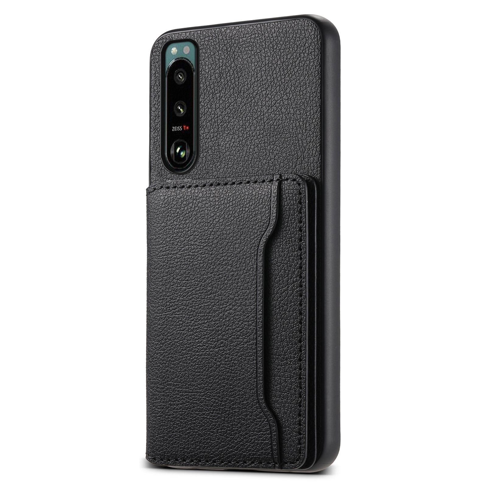 For Sony Xperia 5 III 5G Case Leather+PC+TPU Hybrid Phone Cover with Card Slots For Sony Xperia 5 III 5G Case Leather+PC+TPU Hybrid Phone Cover with Card Slots